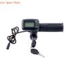 Y4UA Motorbike Pace Regulation Grip Live LCD Display Slope Power Increase ABS