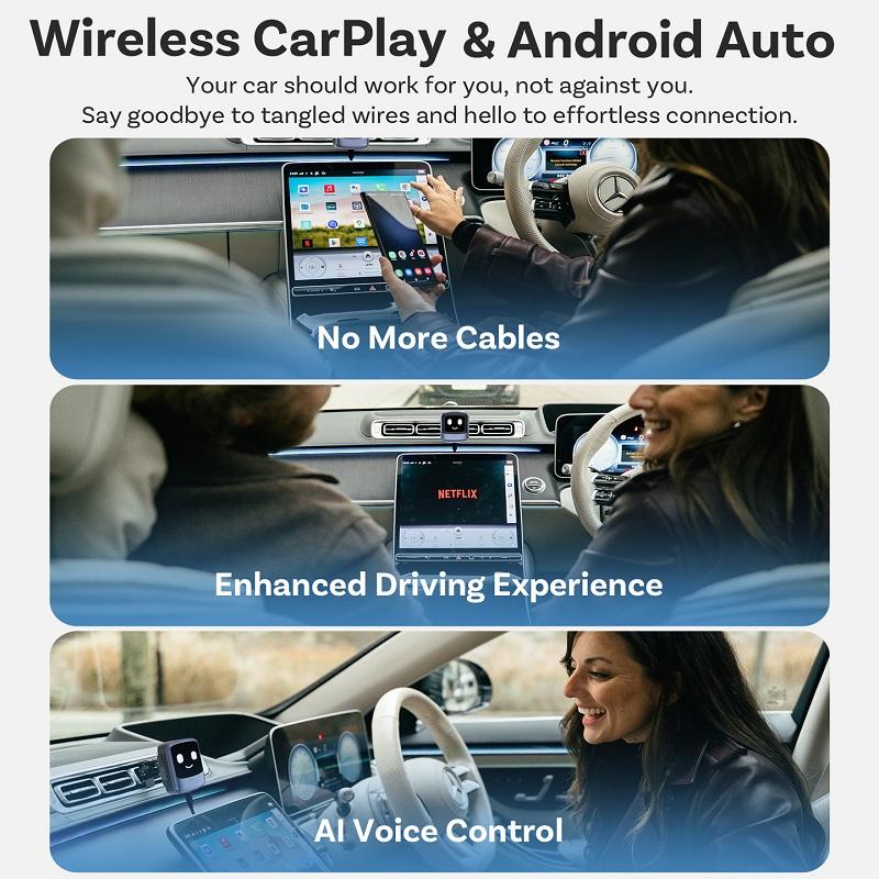 AI-powered Intelligent Voice Interaction with CarPlay and Aibox Commands.