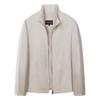 Judger Men's Linen Tencel Stand Collar Jacket