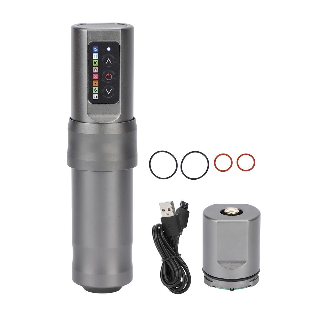 2 in 1 Cordless Tattoo Machine Aluminium Alloy Motor Rotating Tattoo Machine Shader Liner Tattoo