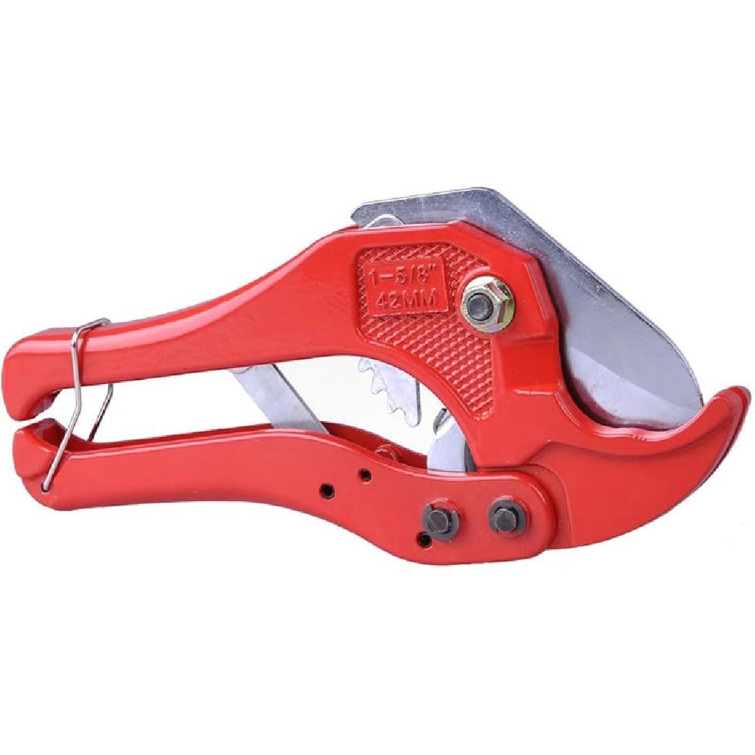 Пластиковый Труборез, Труборез для Пластика/Винила 42 мм/1,6 дюйма, Резак для Толстостенных Труб и Трубок 1-5/8 дюйма/42 мм, Инструмент для ПВХ, ХПВХ, ПЕКС, ПЭ, ППР