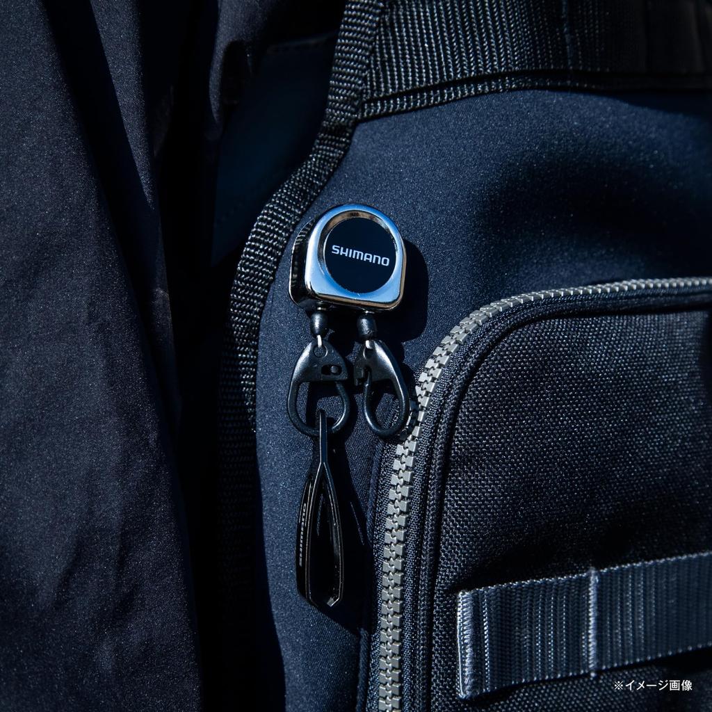 SHIMANO PI-411R Double Pin-On Reel, Metal, Matte Black