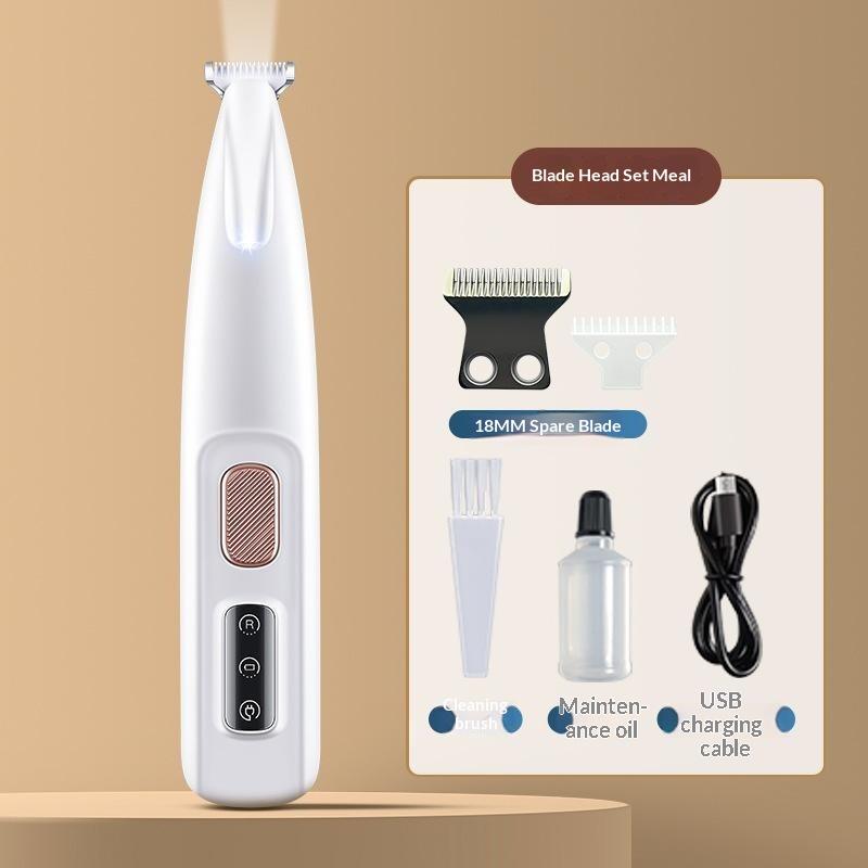 Rechargeable Cat And Dog Grooming Scissors, Usb Powered Paw Trimmer, Professional Pet Hair Clipper, Cat And Dog Foot Razor