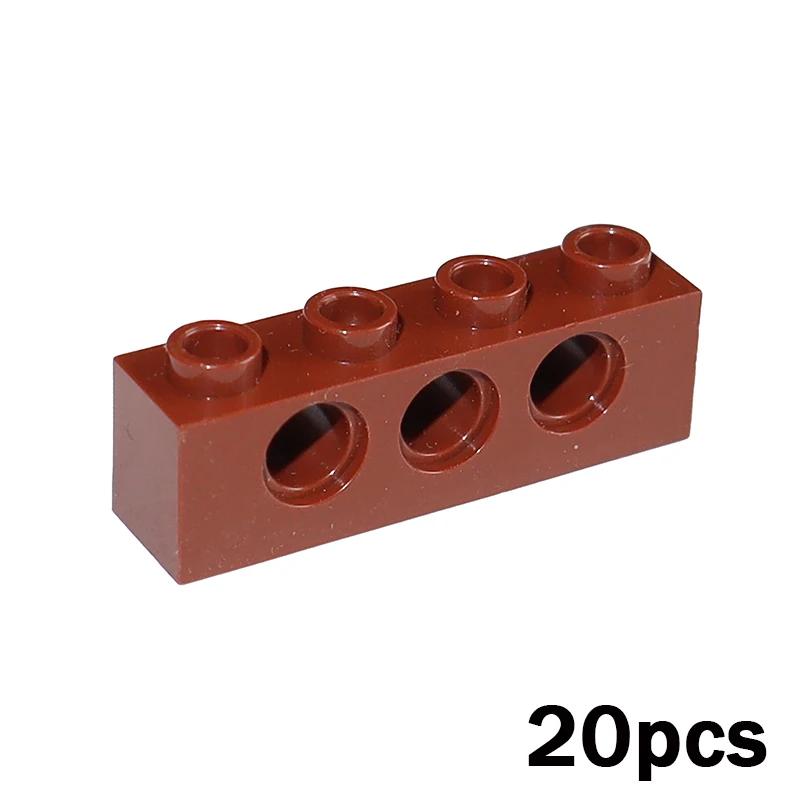 

Non-Toxic Assemble Particles Moc Technical Brick 1X4 With 3 Holes 3701 Diy Building Blocks Educational Toy For Kids