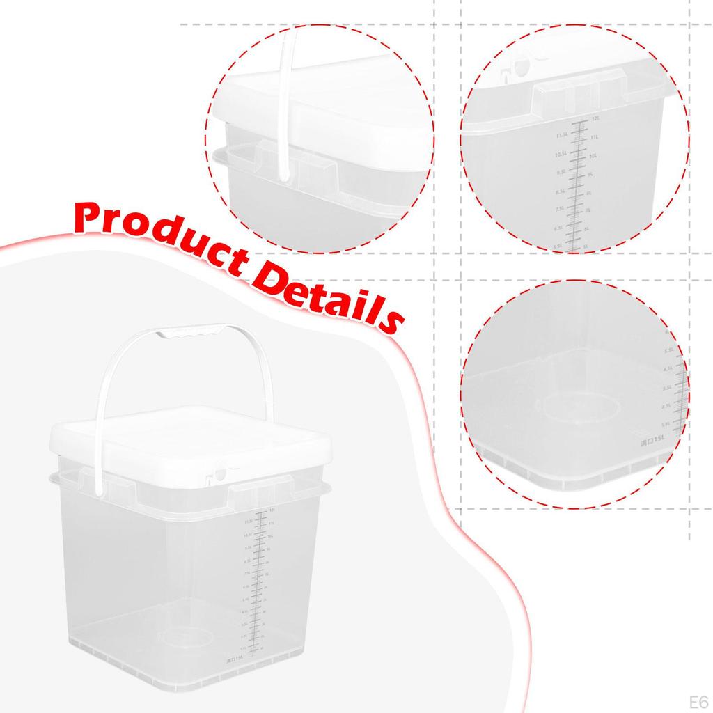 Leakproof Paint Bucket Holder for Mixing and Fishing Use