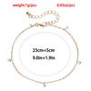 Accessories, Metal Chain Beach Anklets, Bohemian Fashion Rhinestone Feet