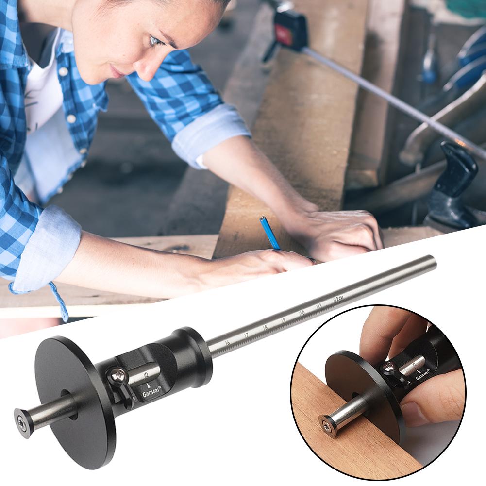 Adjustable Parallel Marking Gauge Carpenter Parallel Line Scriber with Scale