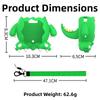 Silicone Protective Case Anti-Scratch Shockproof Skin Cover Sleeve Cartoon Dinosaur with Lanyard for Tamagotchi Paradise