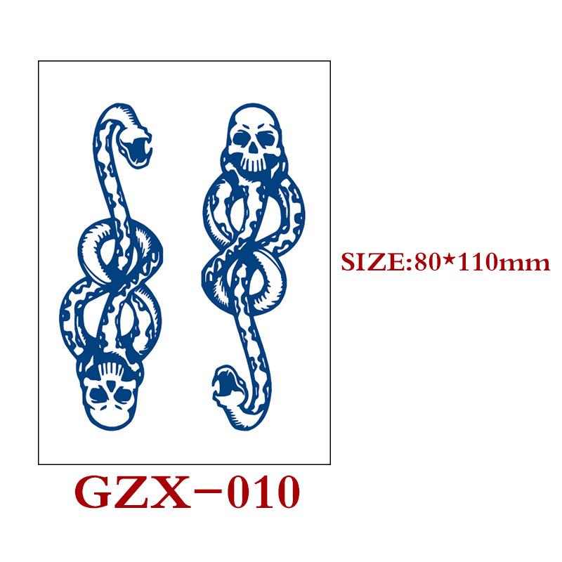 Herbal Semi-Permanent Tattoo Sticker, Semi-Permanent Tattoo Sticker, Waterproof, Sweat-Proof Tattoo