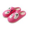 New Winter Home Indoor Halloween Slippers, Ghost Cartoon Dog Cotton Slippers Household
