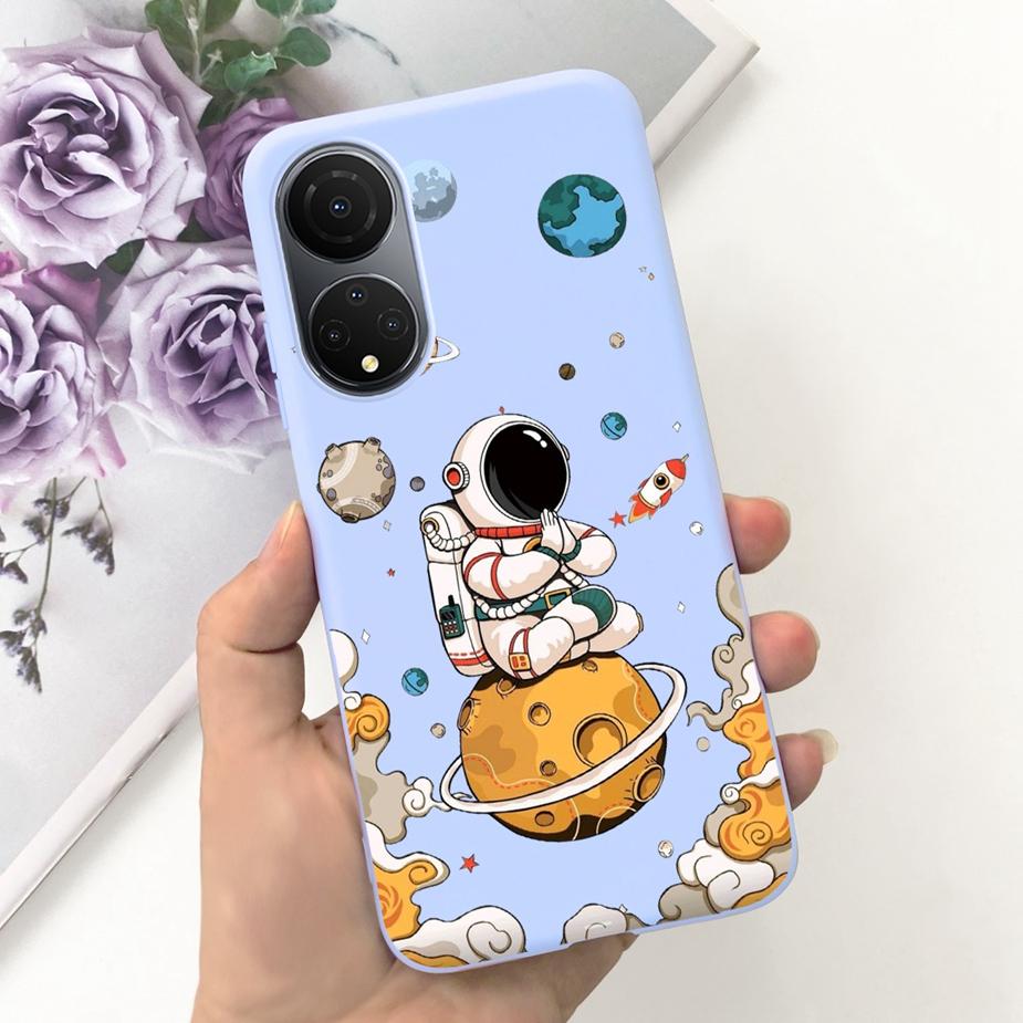 For Honor X7 X7a X7b Case Cute Astronsauts Cartoon Cover Soft TPU Phone Case For Honor X7a X 7 b HonorX7 HonorX7a HonorX7b Shell