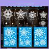 Christmas Snowflake Static Stickers Decal Set For Window Decoration With Pvc Material For Holiday Festivities
