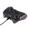 CYBER Gaming Controller Mini HG Wired Type Black Gadget Lightweight Compact with 2 Back Micro Switch Dot Patterned LED Adjustable Brightness and Gyro