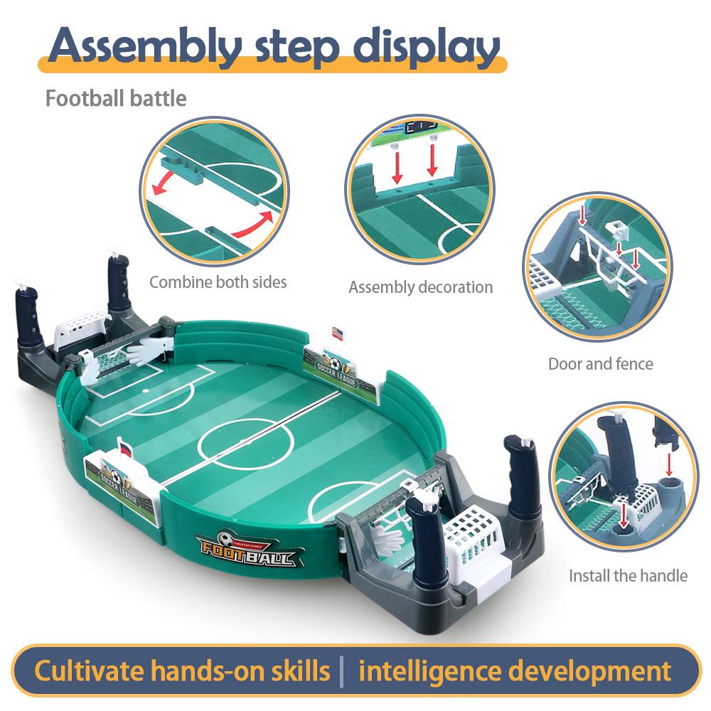 TEMU Interaktives Tischfußball-Desktopspiel für zwei Spieler für Kinder