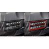 Red Real Headlight Switch Button Carbon Fiber Sticker For Toyota Tundra -24