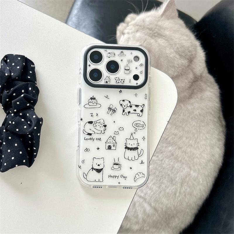 

Cartoon House Pet iPhone 17/16 Pro Max/15 Pro Case iPhone 16 Pro