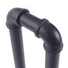 Retro Matte Black Stair Handrail, Safety Non-Slip U-Shaped Support Railing, 50kg/110.23lbs, 20*85cm