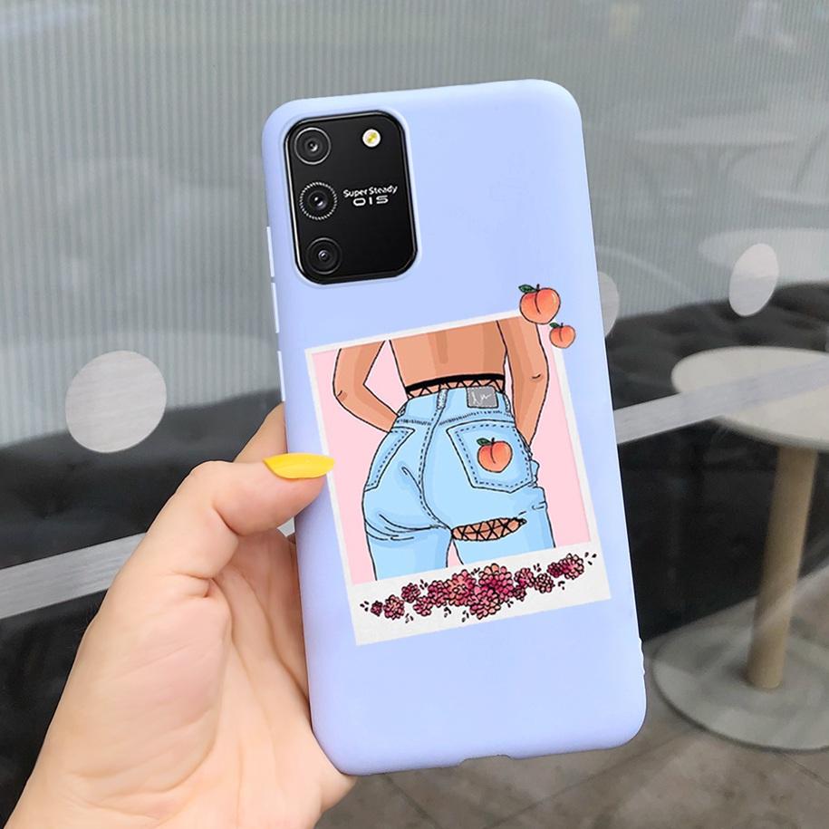 For Samsung Galaxy S10 Lite 2020 Case Colorful Flower Silicon Soft Back Cover For Samsung S10 Lite 2020 S5 S10lite SM-G770F Etui