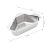 Stainless Steel Drain Basket Triangular Kitchen Sink Rack Self Adhesive Wash Basin Sink Filter Bowl with Hook Fruit Container