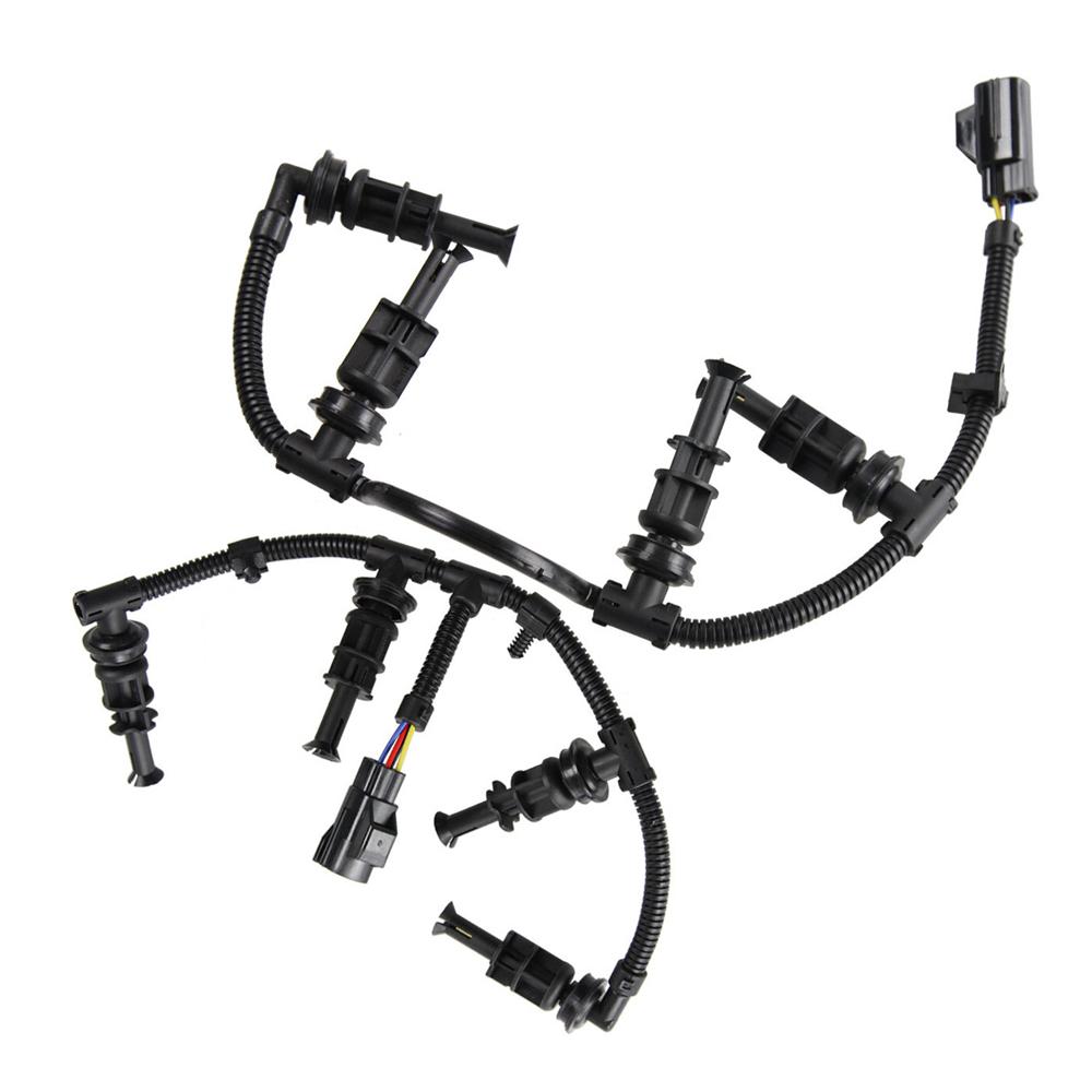 Glow Plugs Set with Harness For Ford 6.4L Powerstroke 2008-2010