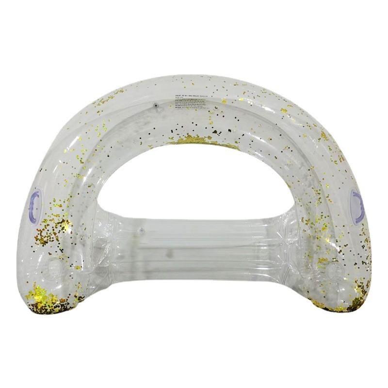 

Internet New Adult Celebrity Sequin Inflatable Floating Recliner Drainage