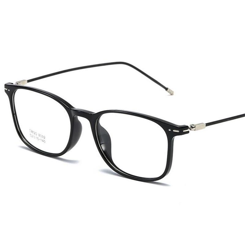 Ultralight Steel wire Finished Myopia Eyeglasses Women Men Square Student Short-sighted Eyeglasses Diopter -0.5 -1.0 -1.5 -2.0 To -6.0