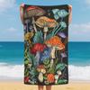 Vintage Mushroom Microfiber Beach Towel Oversized Quick Dry Sand Free Bath Towels Large Lightweight Swimming Blanket Swimwear