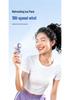 2026 High-Speed Handheld Fan with Digital Display, 199 Gears, Ice Pack Cooling, Turbine, Three-Fold Design & Lanyard.
