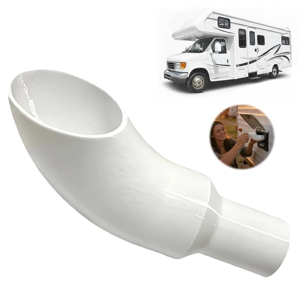 Trychtýř na plnění vody do karavanu proti rozlití Široký otvor Vstupní trychtýř na vodu Adaptér na kohoutek Použití pro obytné vozy