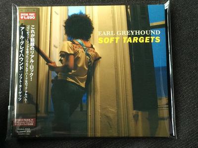 CD EARL GREYHOUND - Soft Targets VAAA0002 Some Records 2007 Japan Rock Used