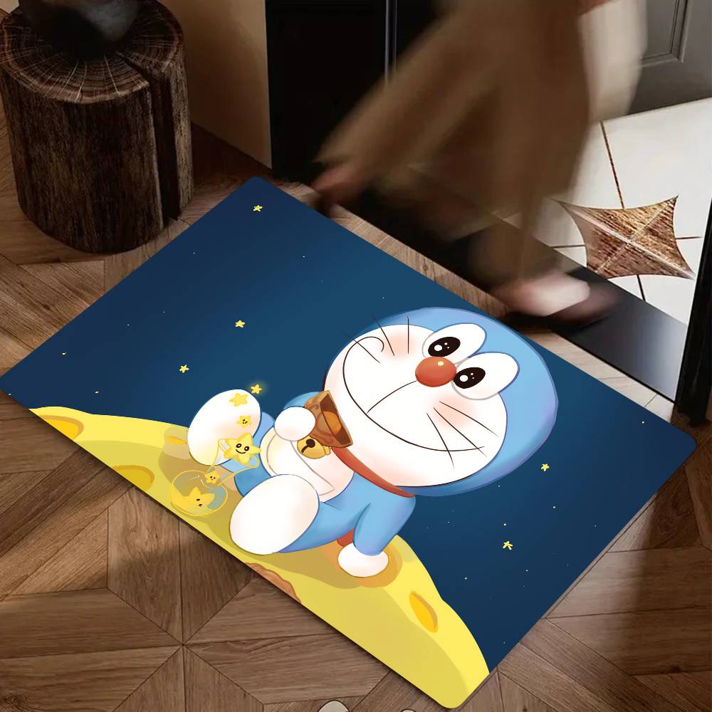 

Floor Mat Suitable For Living Room Kitchen Bathroom Non-slip Mat Household Cartoon D-Doraemon Foot Mat 40x60cm
