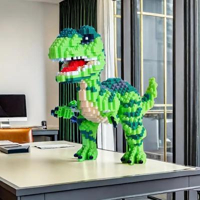 Set di blocchi da costruzione di dinosauri e animali da 6196 pezzi, Giocattoli da costruzione pratici, Adatto per regali di festa, Premi scolastici e Chris