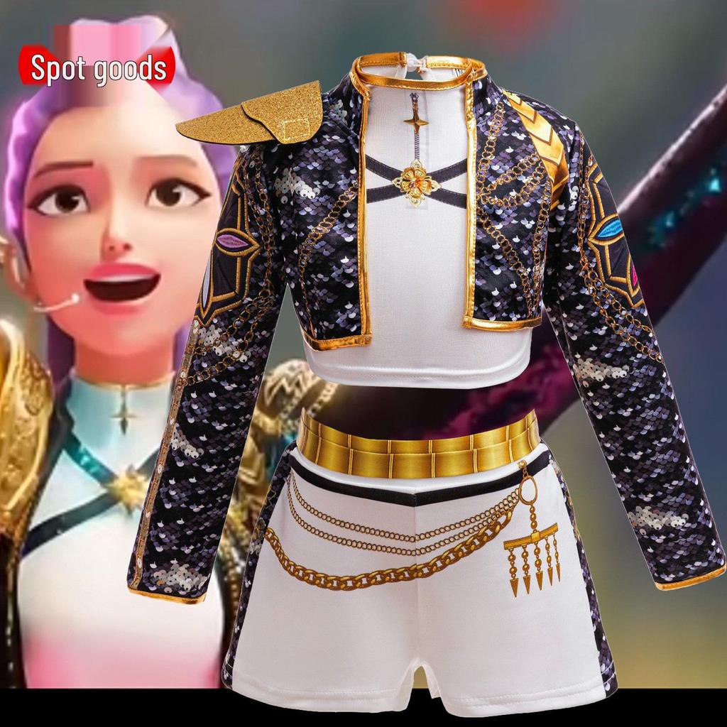 K-POP Kostüm: Hexenjäger-Team Cosplay Bühnenoutfit im Stil von Rumi