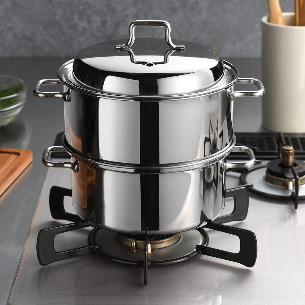 Oaks Made In Japan Stainless Steel Steamer Compact Steam Pot 17cm