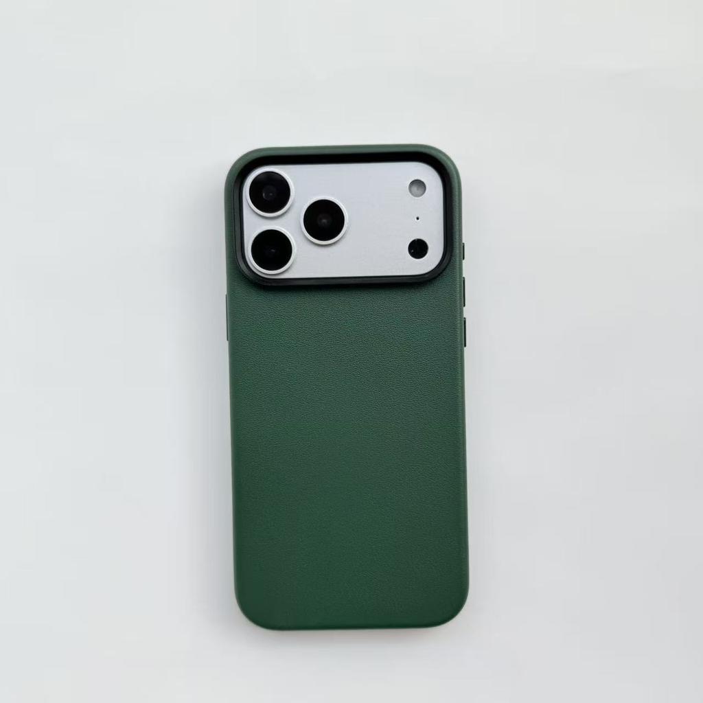 For IPhone 18 Pro Max 18Pro Genuine Cowhide Leather Magnetic Case with Magsafe Luxury Phone Back Cover for IPhone 18 17 Pro Max