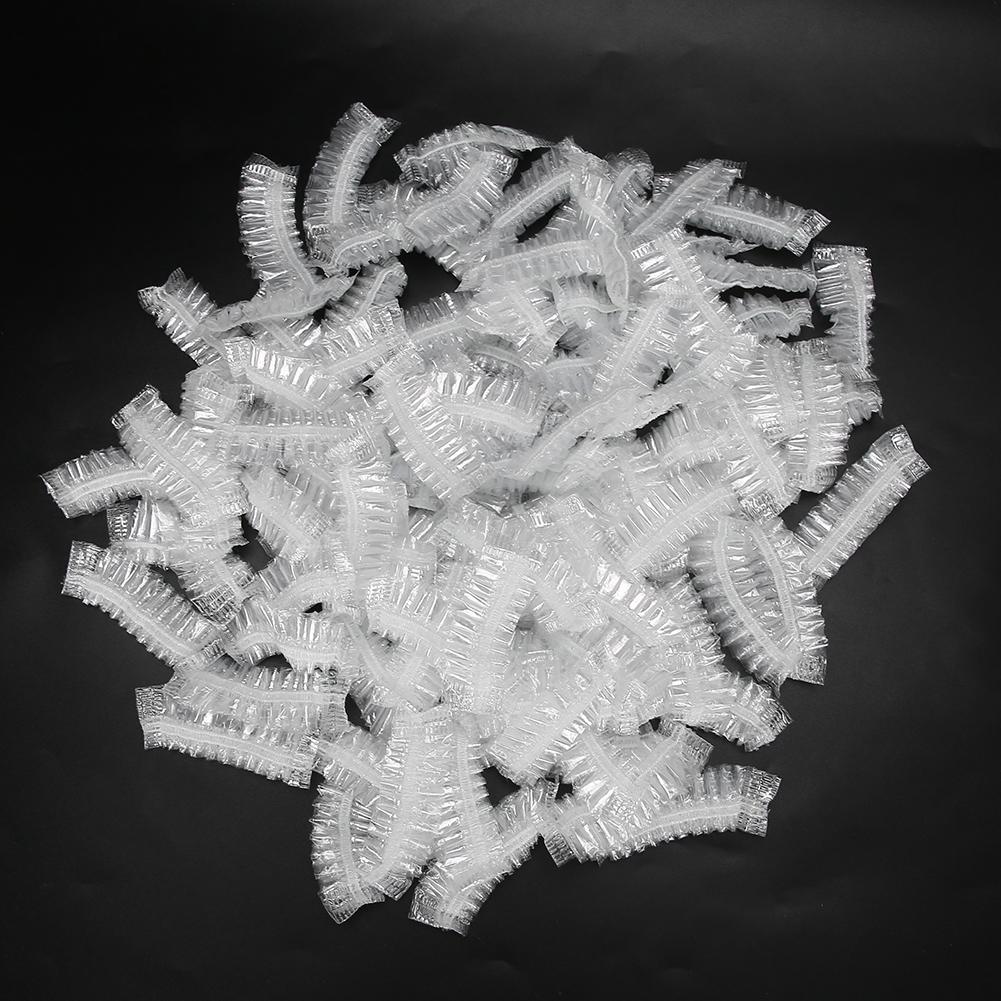 100PCS Disposable Elastic WaterProof Ear Covers Salon Hair Dye Earmuffs Ear Protectors