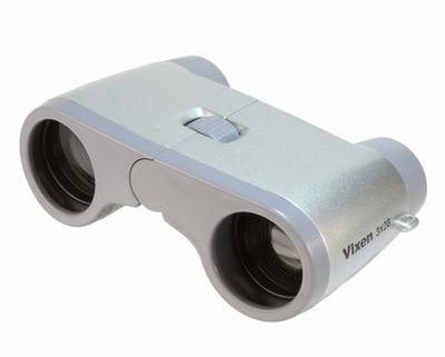 Vixen Opera Glasses Compact Opera 3x28 (Silver) 12303-2