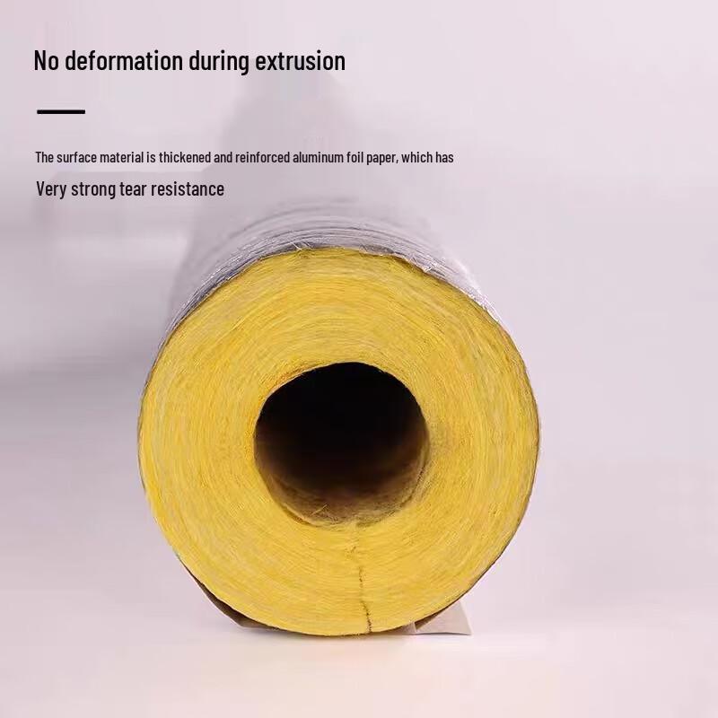 TIEGONG BANG Fiberglass Wool Aluminum Foil Insulation Pipe