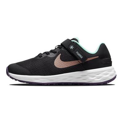 Revolution 6 FlyEase GS Schwarz Metallic Rot Bronze Kinder Sneaker Mint-Schaumstoff Canyon-Lila DD1113-005