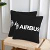 Airbus Logo White 2 Pcs Square Pillowcase Pillow Cover Cushion Decor Comfort Throw Pillow For Home Car