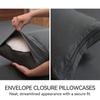 Extra Deep Pocket King Size Sheets Sets Fits Mattress Cover Split Head Flex King Sheet Set Bed Sheets Double Brushed Easy Fit 4 Piece Set FlexTop