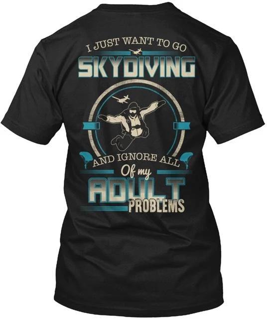 

Skydiving Tee T shirt Made in the USA Size S to 5XL 2XL