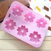 Silicone Cake Mold 6 Flowers Handmade Soap Molds Six Cherry Blossom Jelly Mould Cake Making Baking