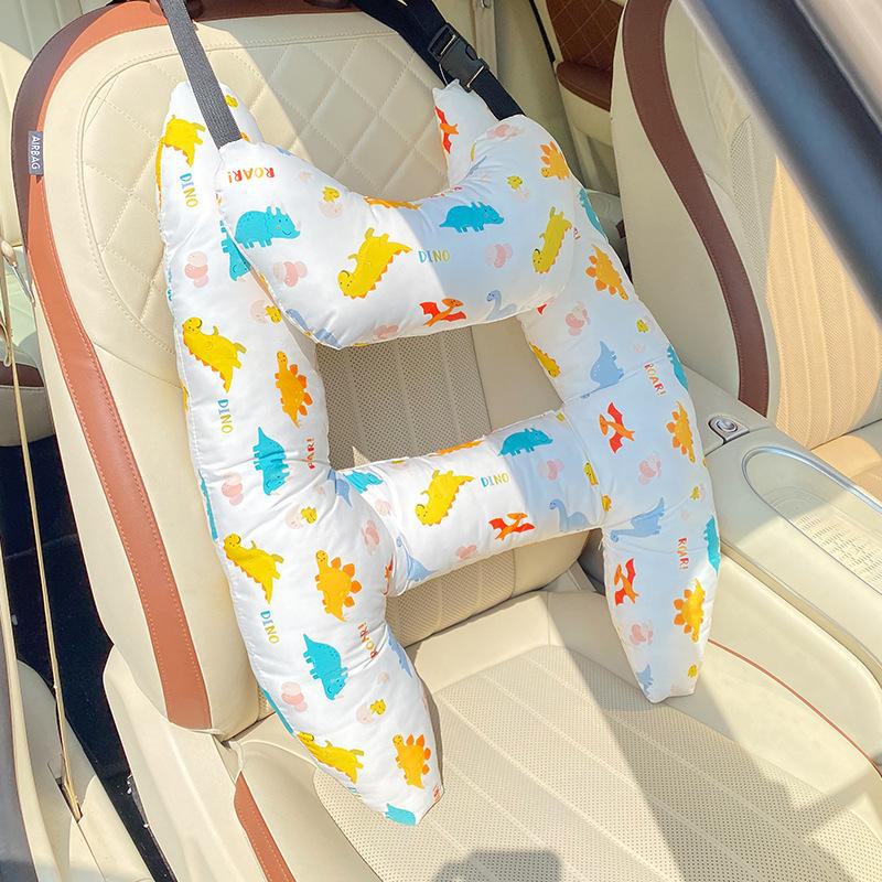 Children's Cartoon Car Pillow - Comfortable Sleep Aid, Universal Car Supply