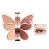 DayaEmmoTQ Butterfly Eyeshadow Commuter Eyeshadow Mini Eyeshadow 6 Everyday Butterfly Eyeshadow - Palette, Long-Lasting Waterproof, Multi-Purpose