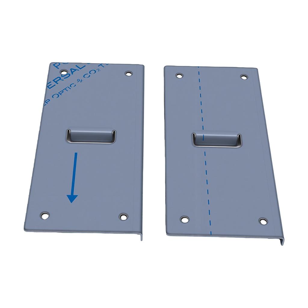 Mailbox Post Extender Brackets, 304 Stainless Steel Hvy Duty for 4x4