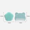 Set de 2 Piezas Masajeador de Cabeza de Silicona para Bebés Peine para Grasa Craneal Fetal Peine Suave para Baño de Niños Pequeños Limpieza del Cabello de Recién Nacidos Accesorios para el Cuidado del Bebé