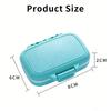 New Portable Pills Organizer Compact Pill Organizer for Home Travel Lightweight and Practical Pill Case 1 Day 3 Times Small