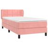 3127480 vidaXL Lit à sommier tapissier avec matelas Rose 100x200 cm Velours