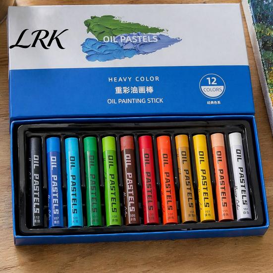 Professionelle Ölpastellkreiden Wasserlösliches Pastellset, Wasserlöslicher Malstift, Hohe Künstler-Zeichenkreiden Deckkraft Mehrfarbige Kreiden,